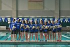 Swimming Senior Day  Wheaton College Women's Swimming & Diving seniors were honored on Senior Day prior to the team’s duel meet against Babson, January 11, 2020. - Photo By: KEITH NORDSTROM : Wheaton, Swimming, Senior Day